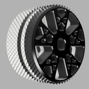 Volant ULTRAGRIP – contrôle précis pour radios Sanwa, Flysky et Futaba